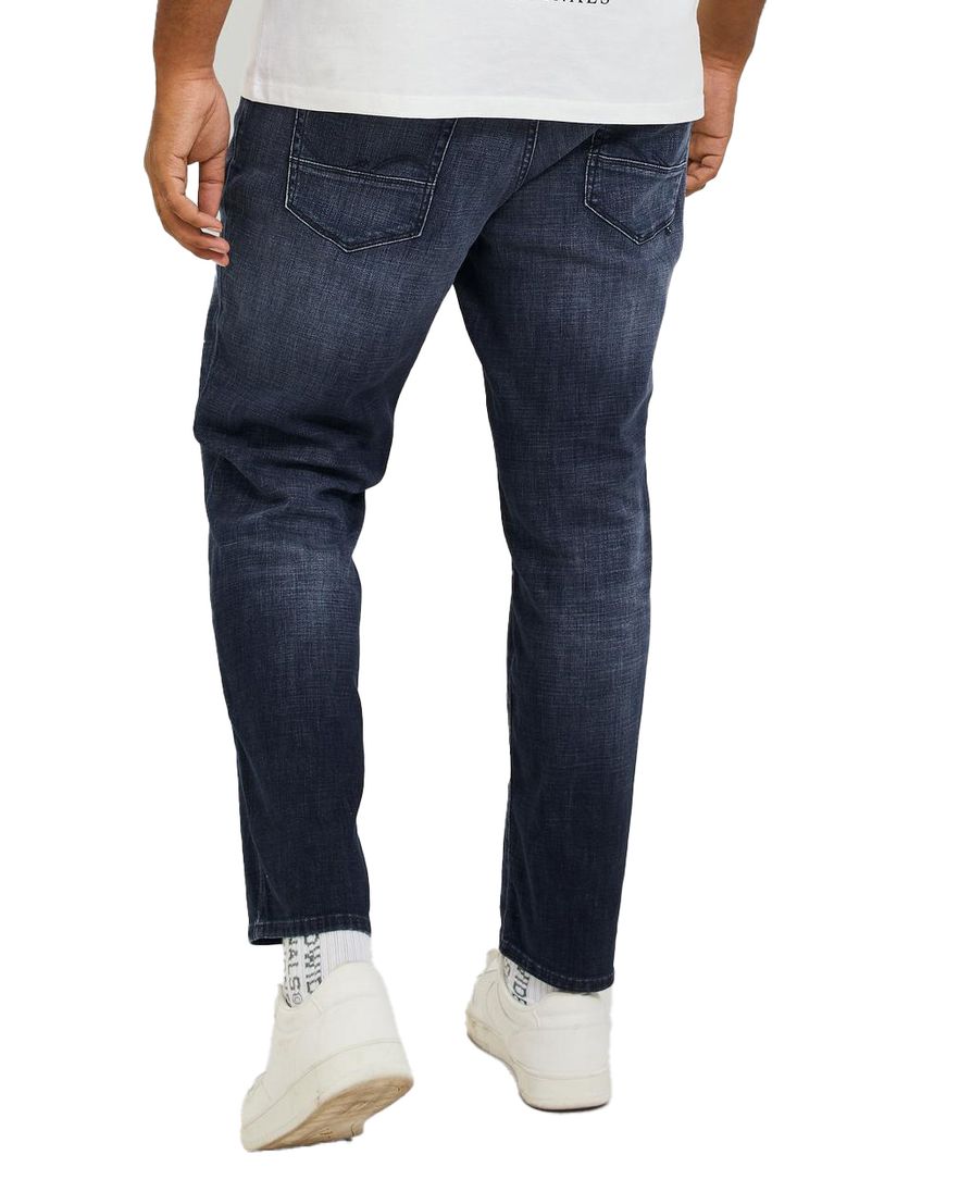 Jack & Jones jeans donkerblauw effen katoen