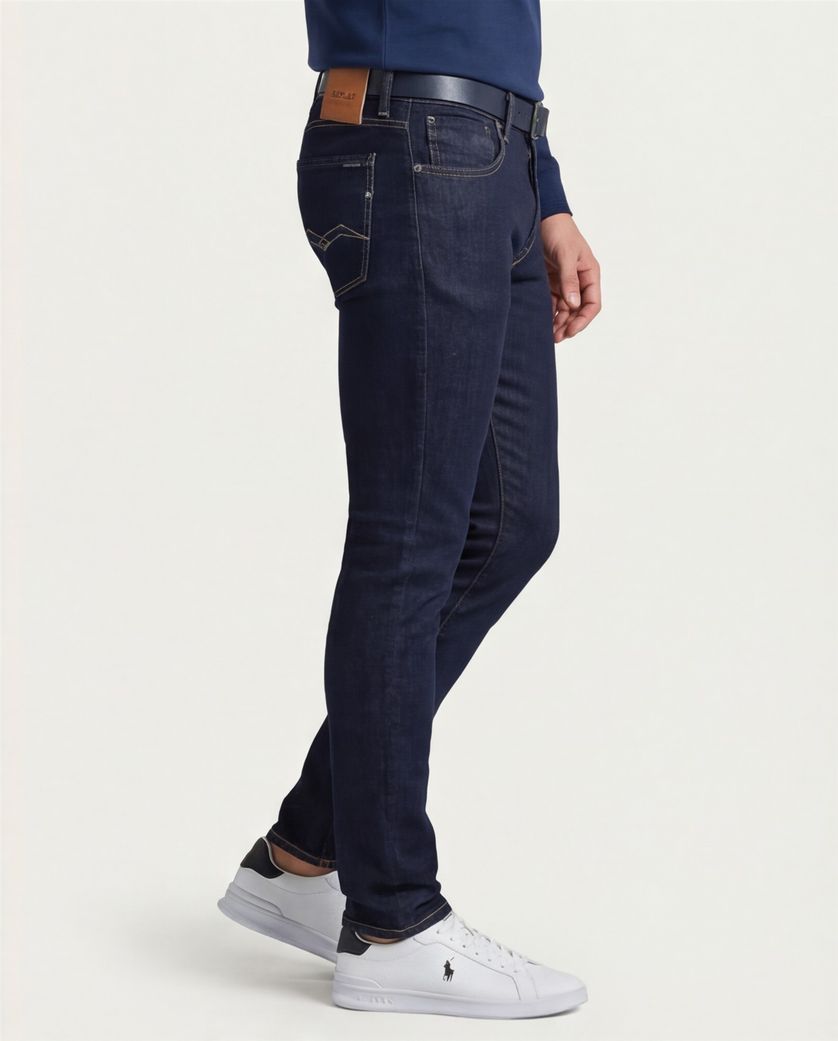 Replay jeans 5-pocket zwart effen