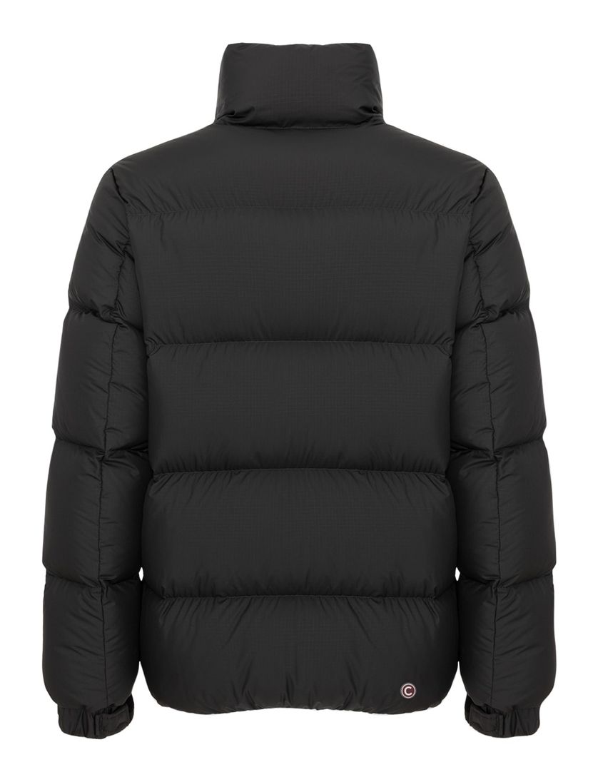 Colmar tussenjas zwart effen rits slim fit met logo