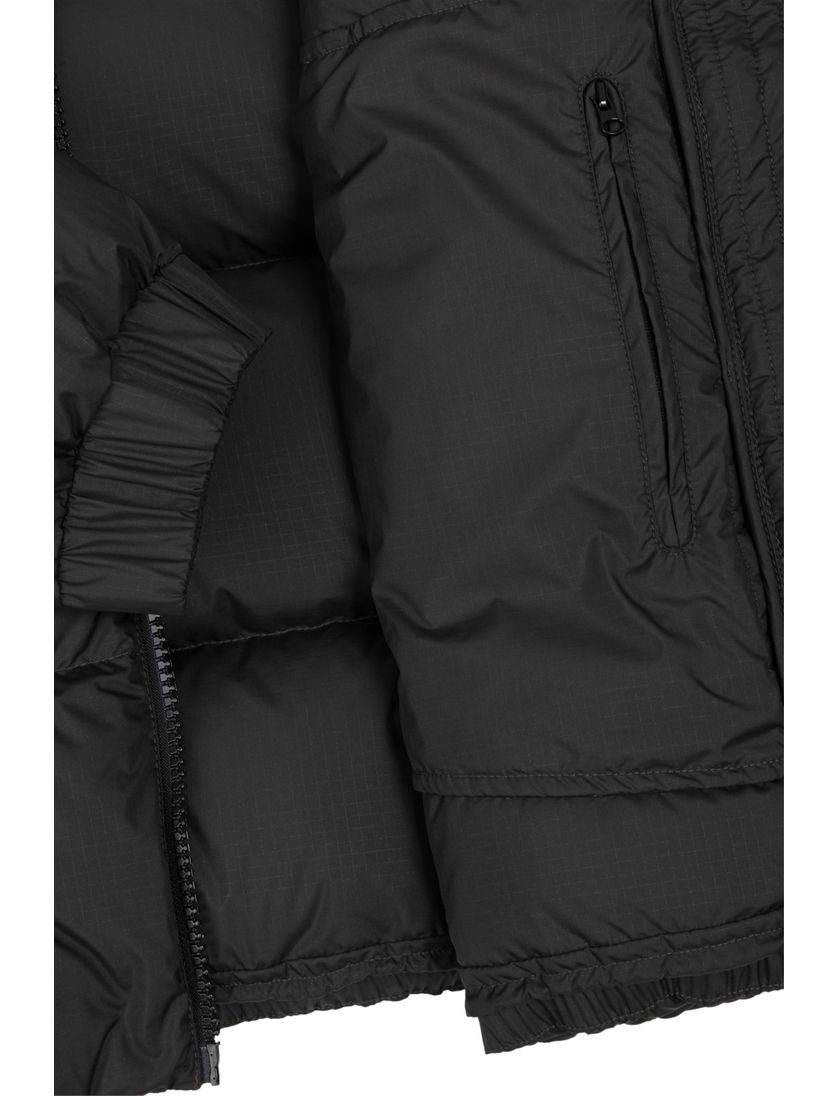 Colmar tussenjas zwart effen rits slim fit met logo