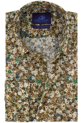 Eden Valley Eden Valley overhemd katoen ml7 modern fit multicolor geprint