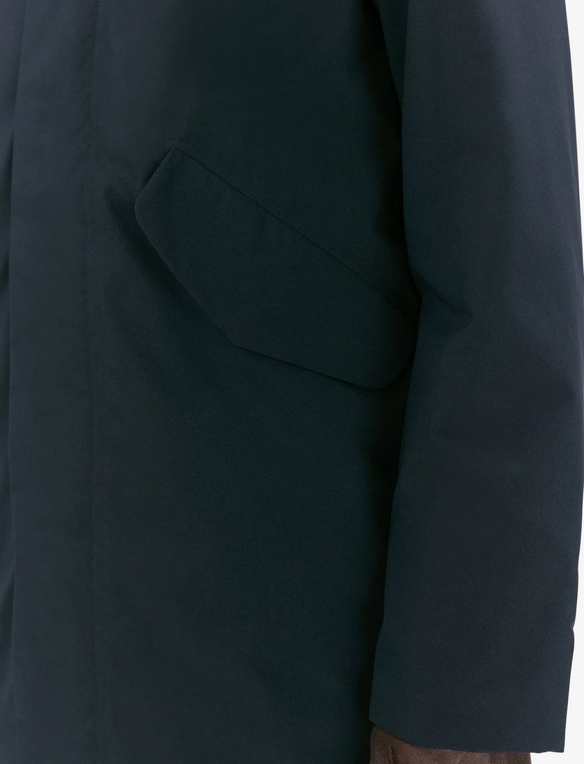 Elvine winterjas Hjalmar navy effen rits + knoop normale fit