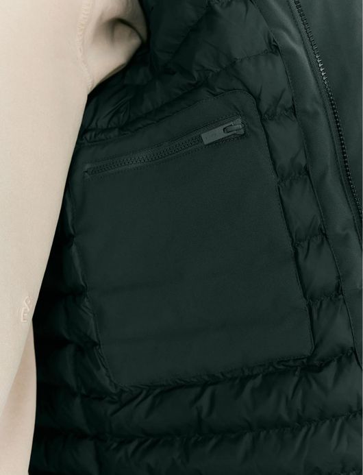 Elvine winterjas Hjalmar slate green effen rits + knoop normale fit