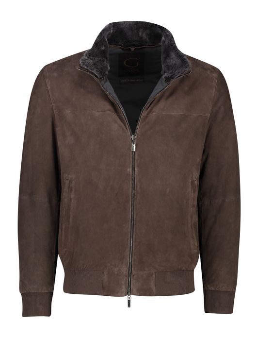 Gimo's bomberjack bruin leer