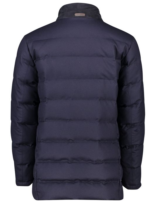 Gimo's jas blauw afneembare kraag