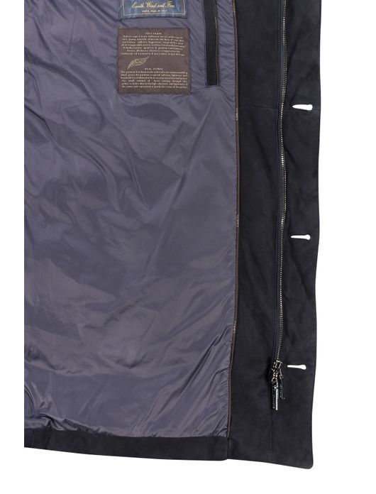 Gimo's jas blauw afneembare kraag