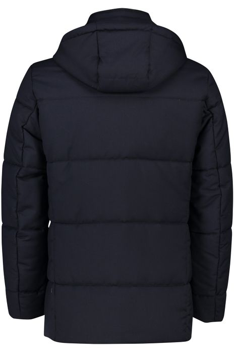 Gimo's winterjas donkerblauw normale fit waterafstotend