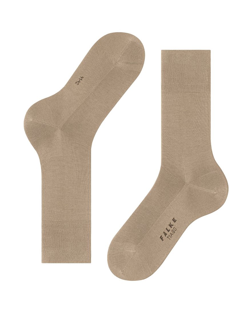 Falke sokken Tiago beige effen