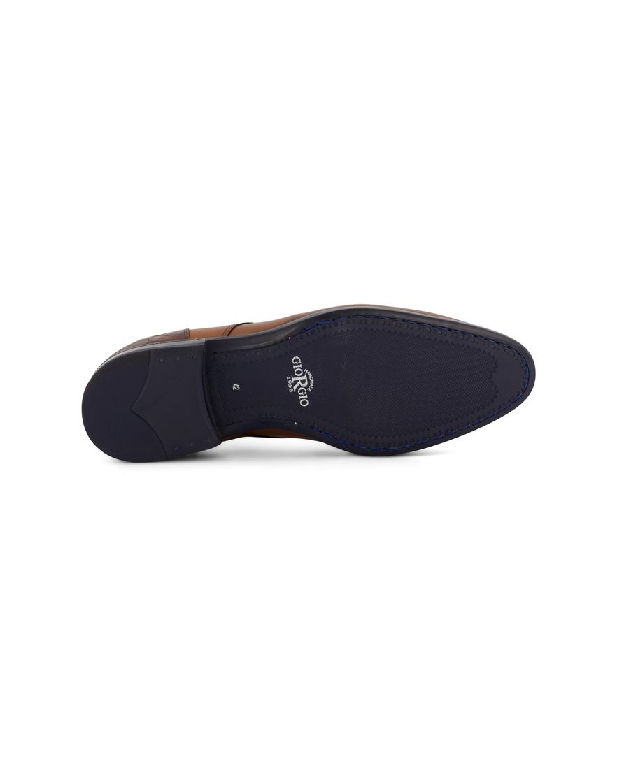 Lederen nette veterschoenen Giorgio bruin