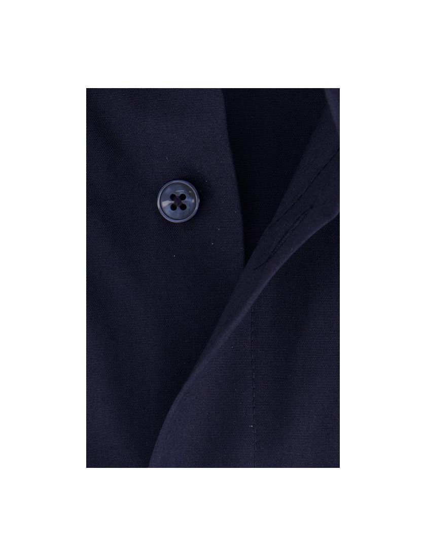 Zakelijk Olymp overhemd normale fit donkerblauw effen