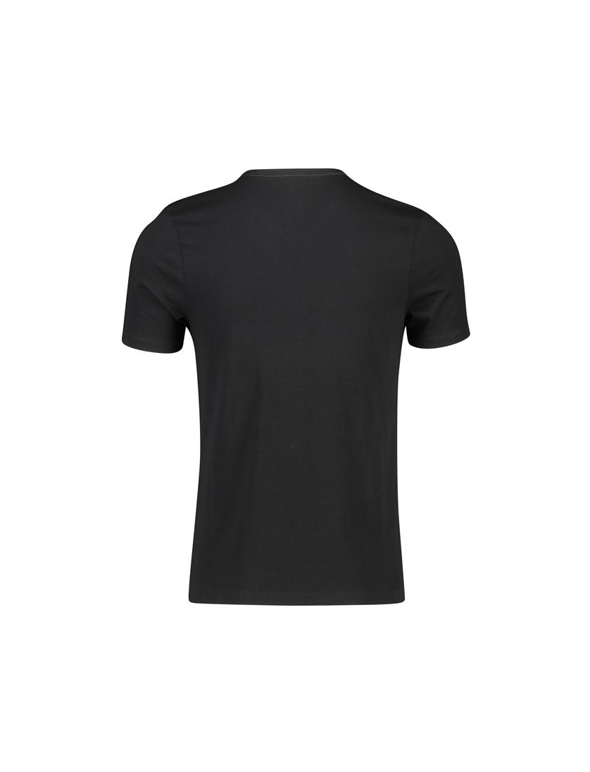 Hugo Boss t-shirt zwart effen 3 pack katoen