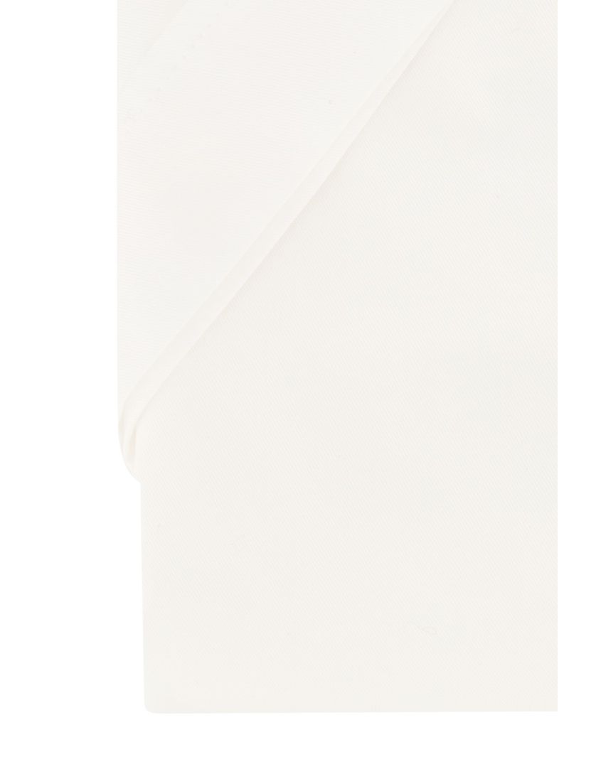 Ledub modern fit wit katoen korte mouw overhemd