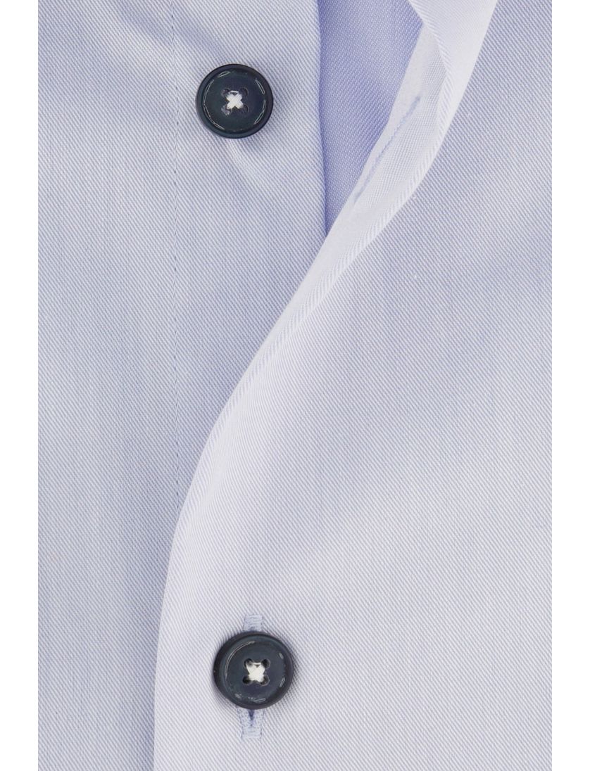 Katoenen Ledub overhemd lichtblauw normale fit