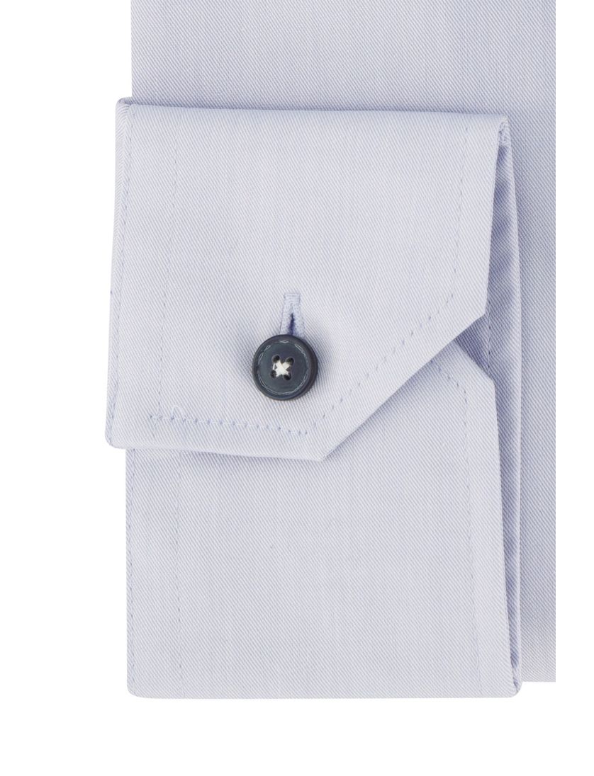 Katoenen Ledub overhemd lichtblauw normale fit