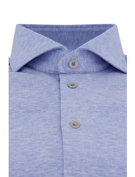 John overhemd blauw slim fit