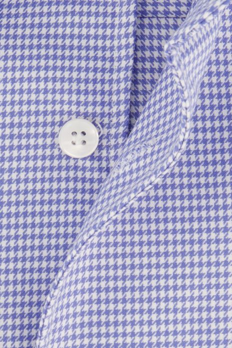 John Miller overhemd blauw geruit