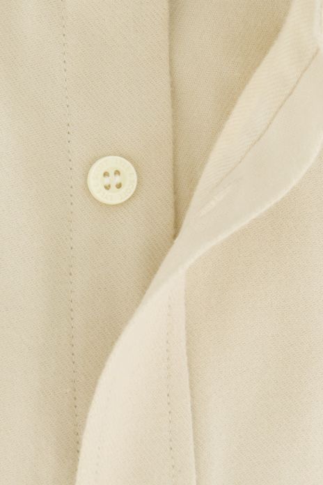 Lyle & Scott overhemd normale fit beige effen katoen