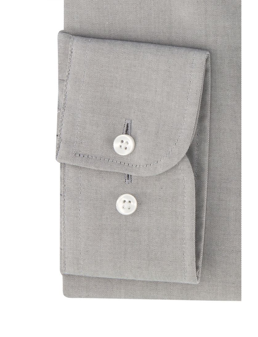 overhemd Casa Moda mouwlengte 7 normale fit grijs effen katoen