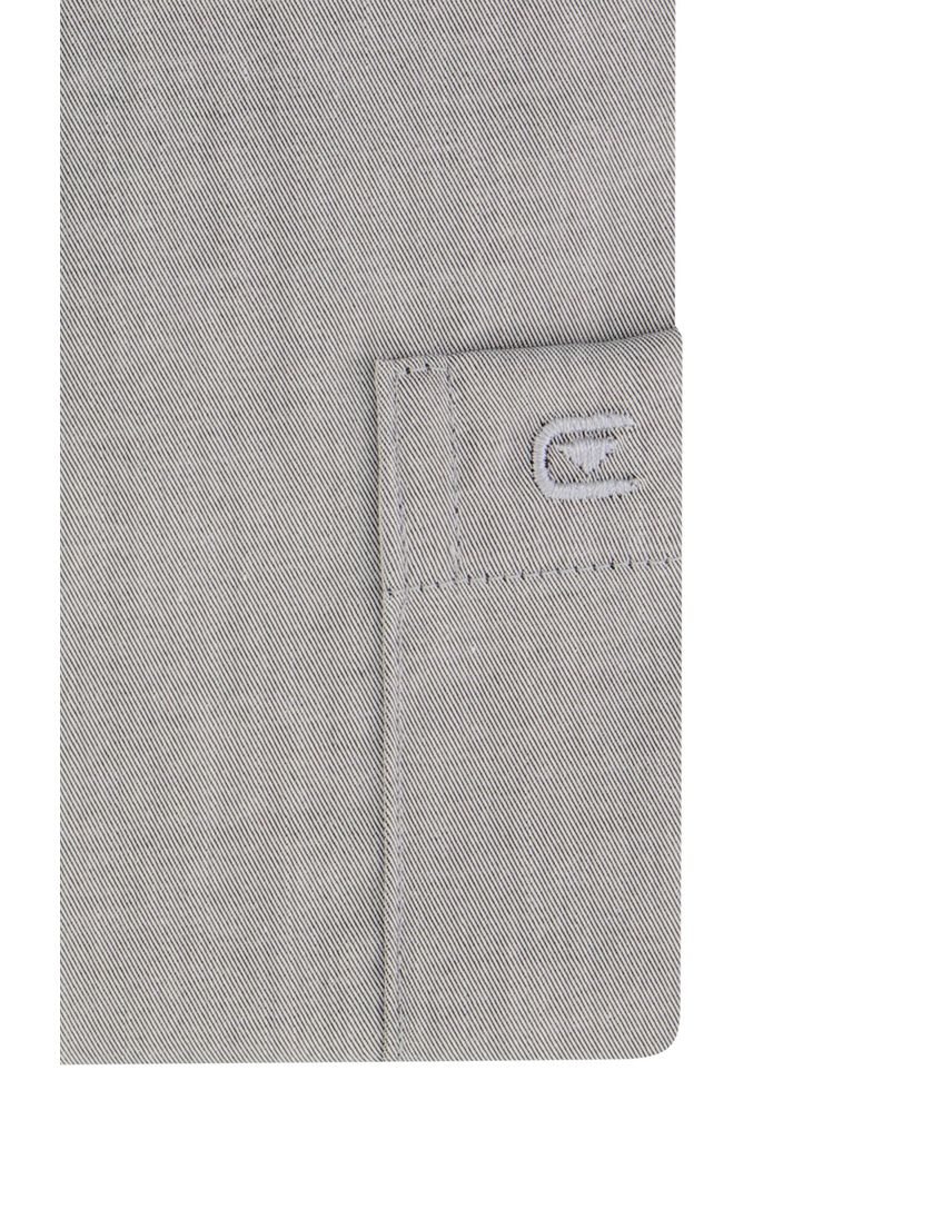 overhemd Casa Moda mouwlengte 7 normale fit grijs effen katoen