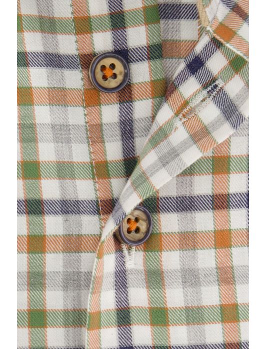 Portofino overhemd oranje regular fit