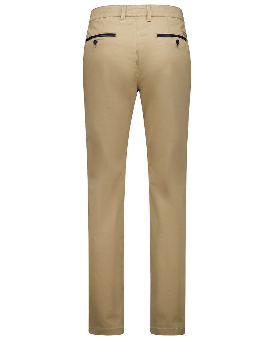 Gardeur katoenen broek Benny zandbeige effen katoen