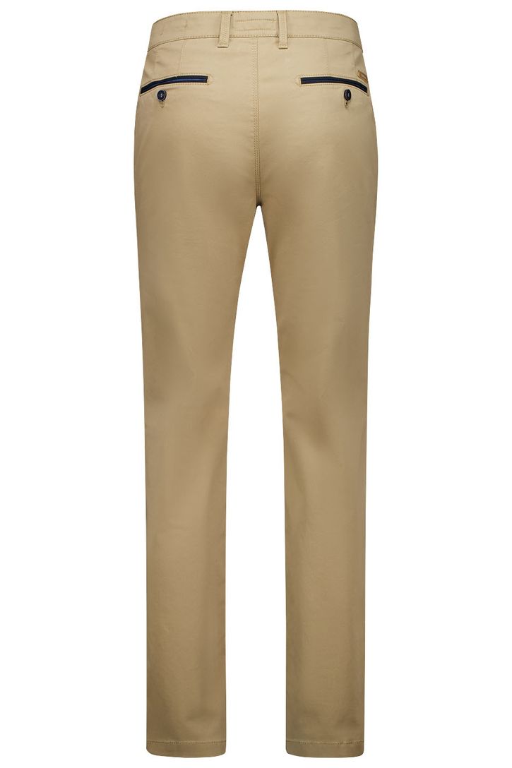Gardeur katoenen broek zandbeige effen Benny katoen