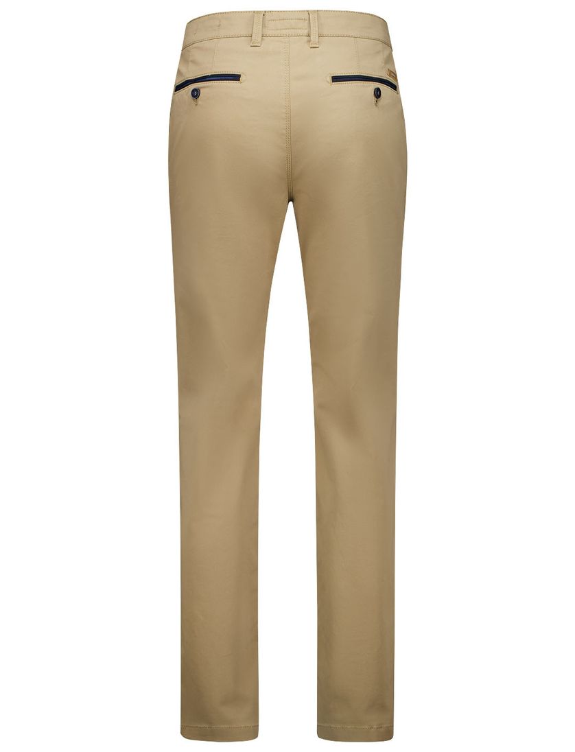 Gardeur katoenen broek zandbeige effen Benny katoen