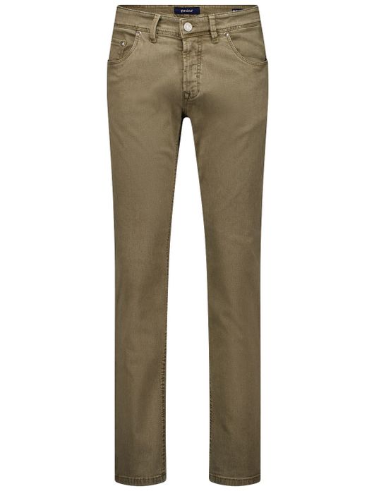 Gardeur Sandro jeans beige effen katoen