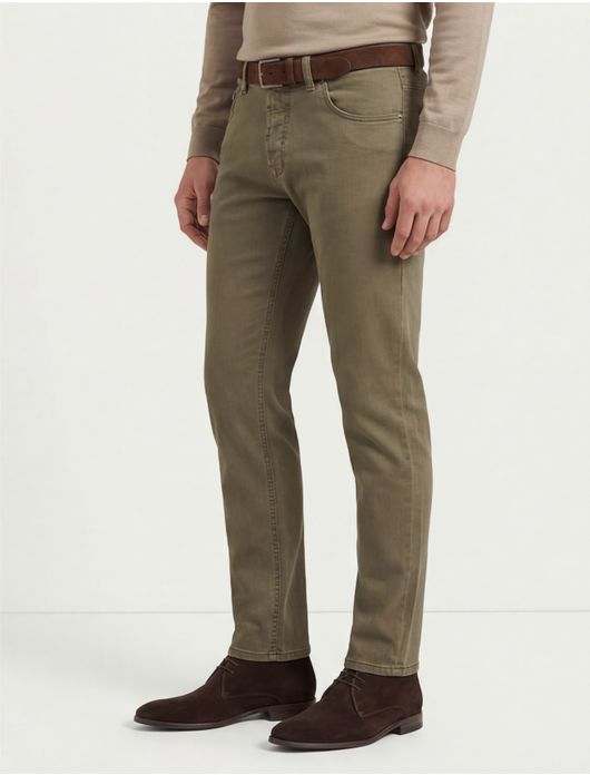 Gardeur Sandro jeans beige effen katoen