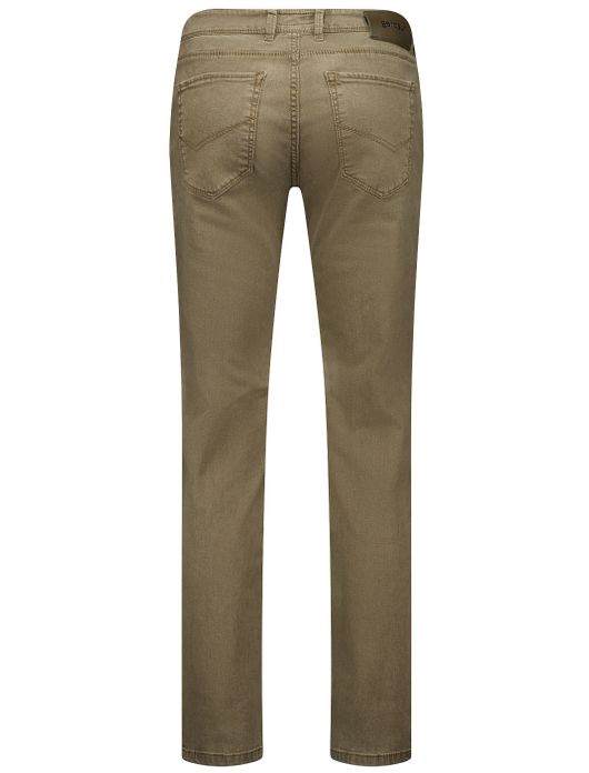 Gardeur Sandro jeans beige effen katoen