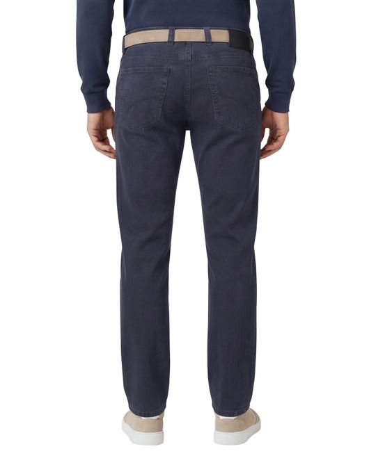 Gardeur jeans Bill blauw effen katoen