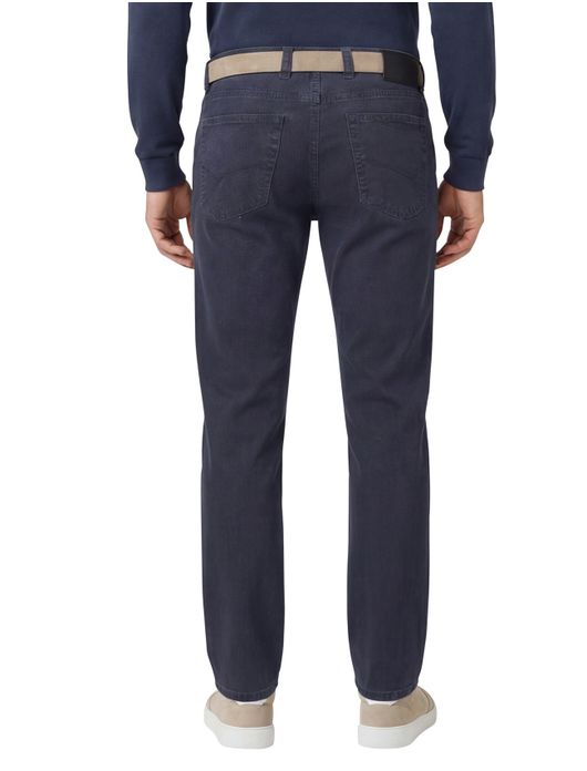 Gardeur jeans Bill blauw effen katoen