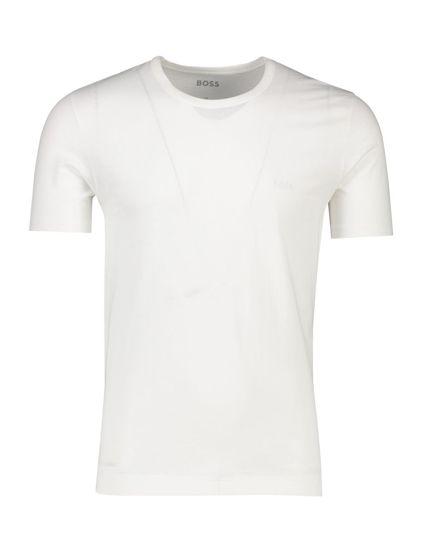 Hugo Boss t-shirt wit classic fit katoen 3-pack