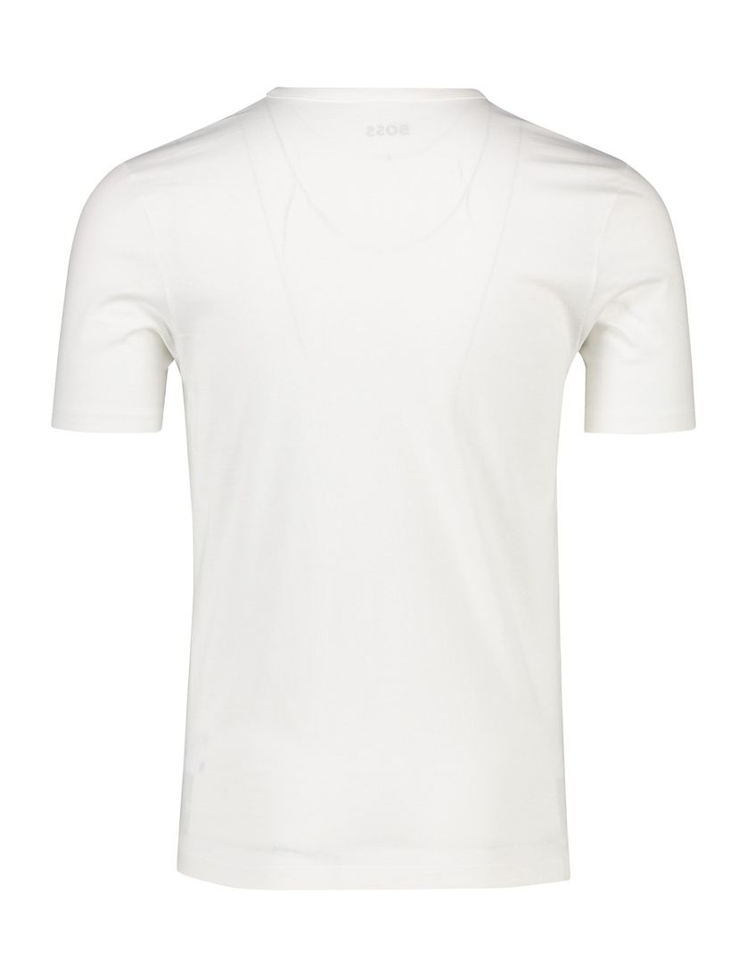Hugo Boss t-shirt wit classic fit katoen 3-pack