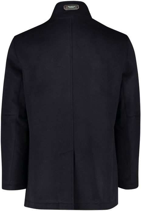 Wellington of Bilmore winterjas mantel jas donkerblauw
