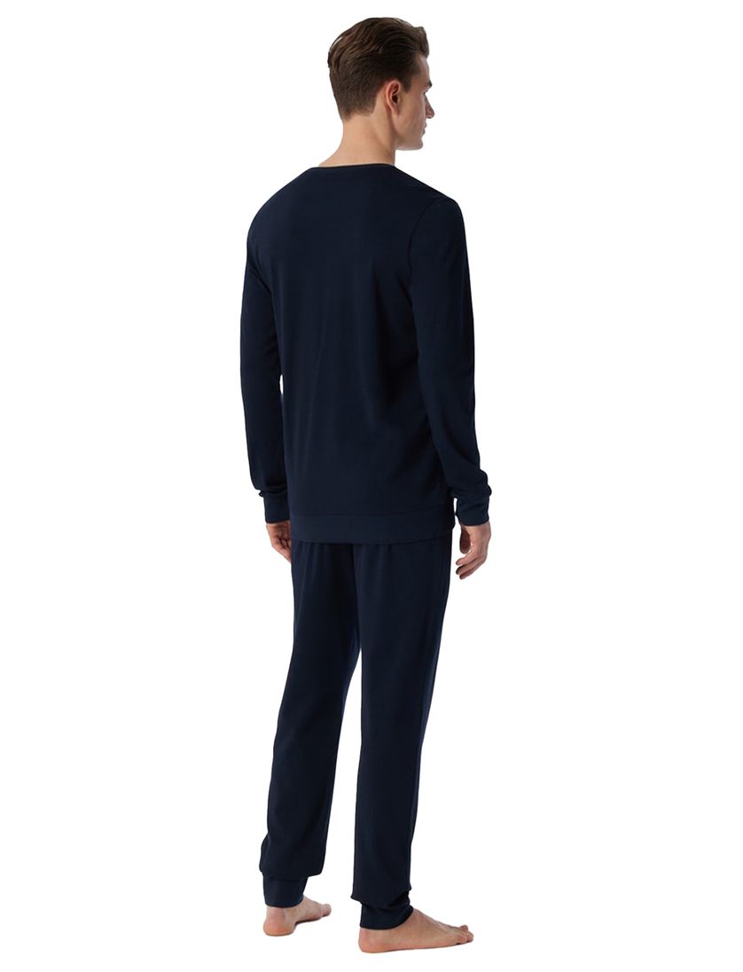 Schiesser pyjama donkerblauw