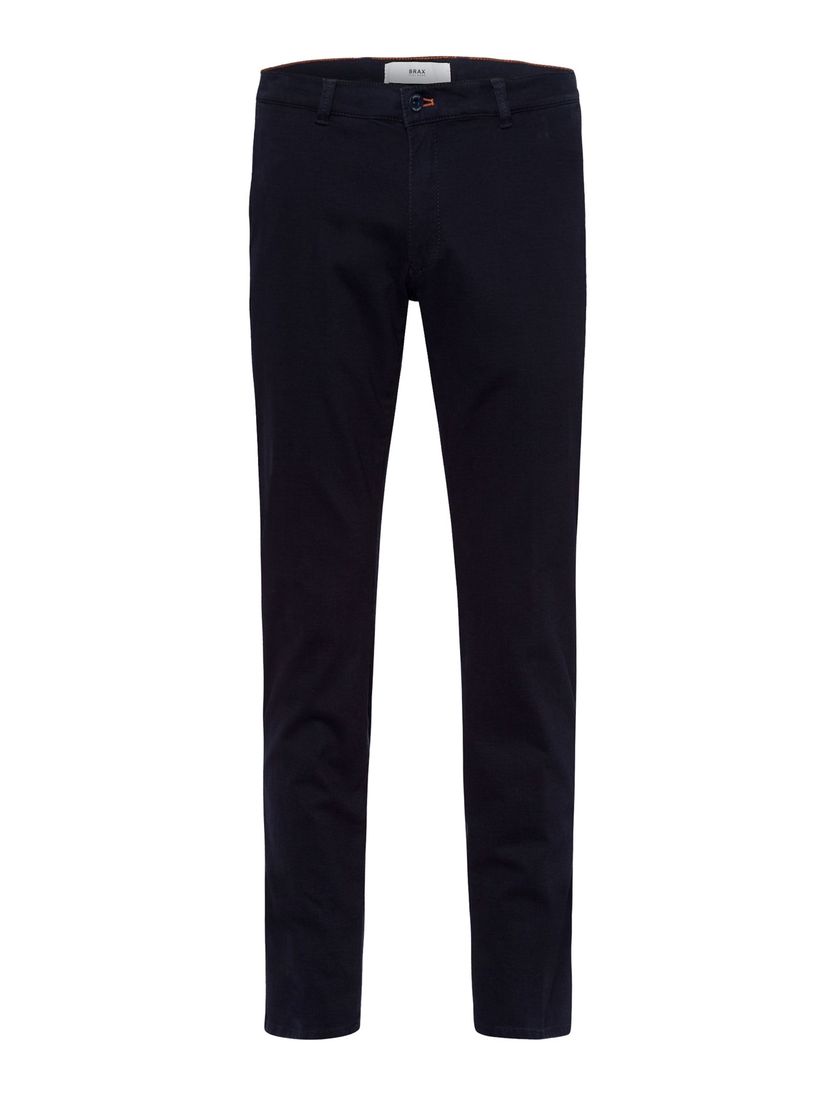 Brax katoenen broek donkerblauw chino effen SILVIO