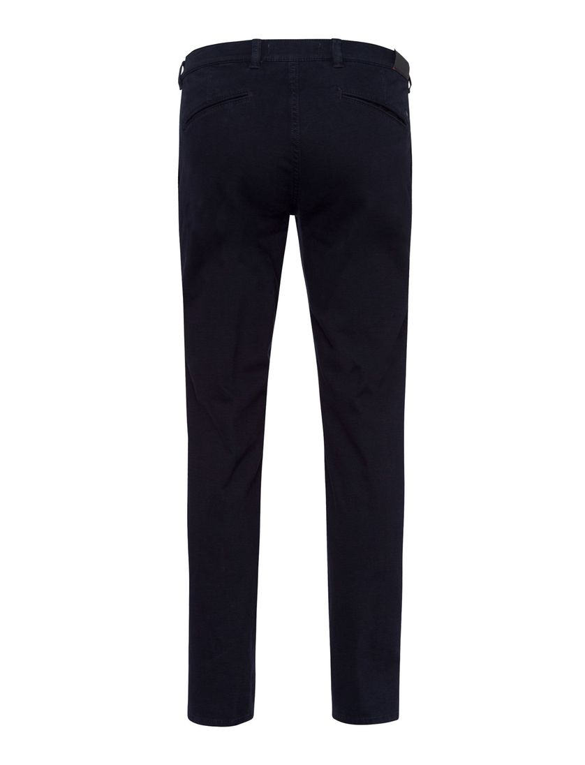 Brax katoenen broek donkerblauw chino effen SILVIO