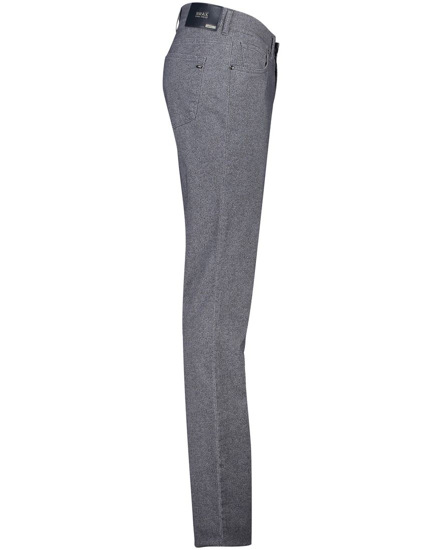 Brax broek Chuck modern fit grijs katoen
