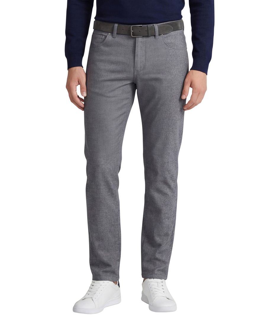 Brax broek Chuck modern fit grijs katoen