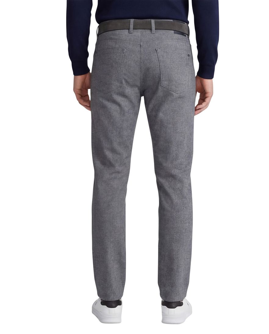 Brax broek Chuck modern fit grijs katoen