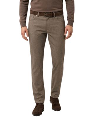 Brax Brax 5-pocket bruin katoen Chuck modern fit
