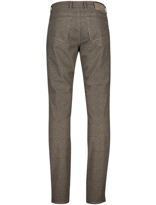 Brax broek bruin geruit