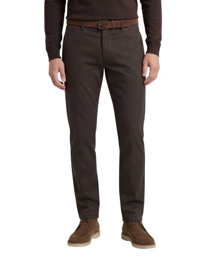 Brax Brax katoenen broek Felix groen geprint modern fit