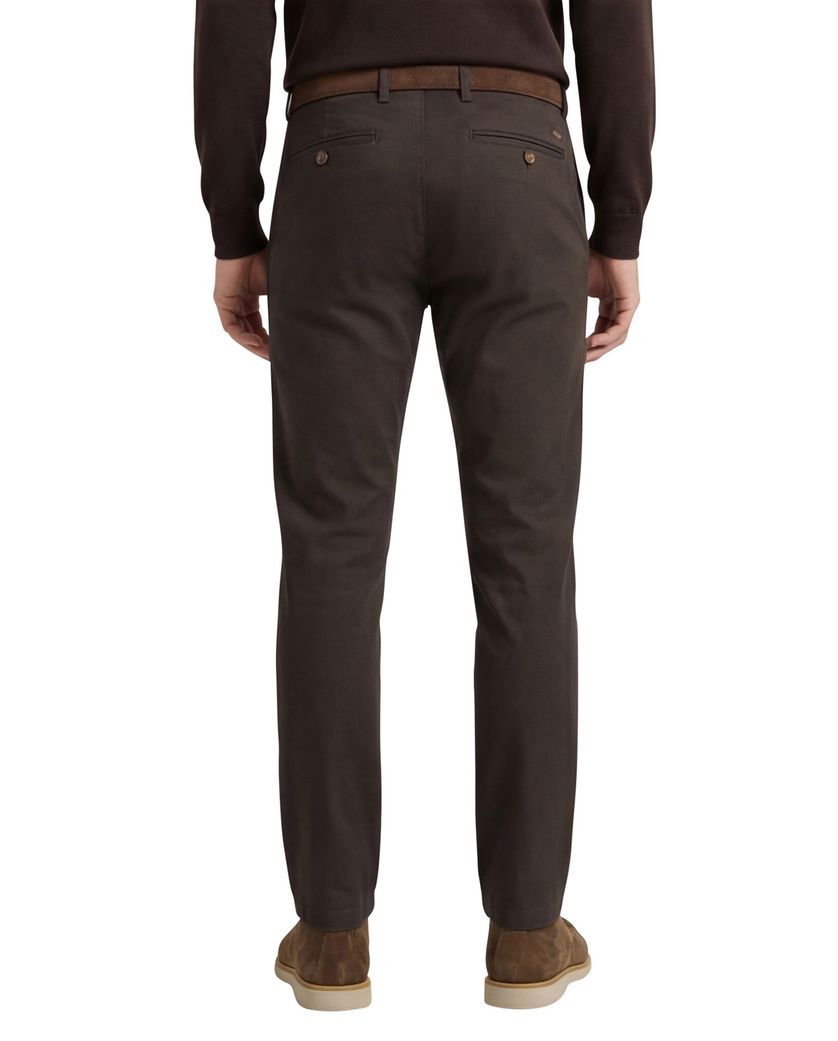 Brax broek modern fit groen geprint Felix katoen