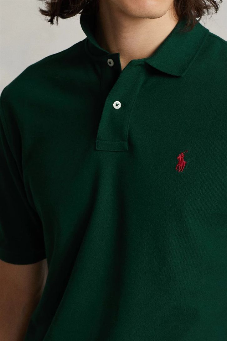Polo Ralph Lauren polo slim fit korte mouw groen katoen