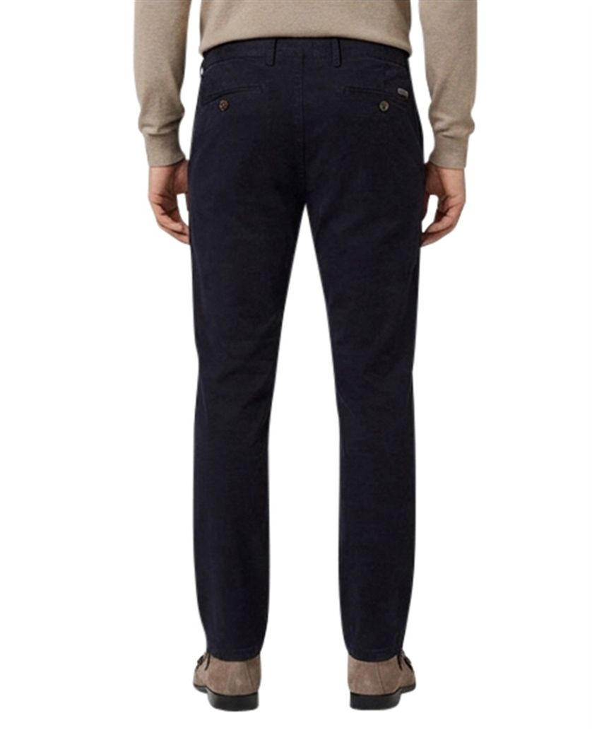 Eurex Pantalon broek blauw katoen lyocell