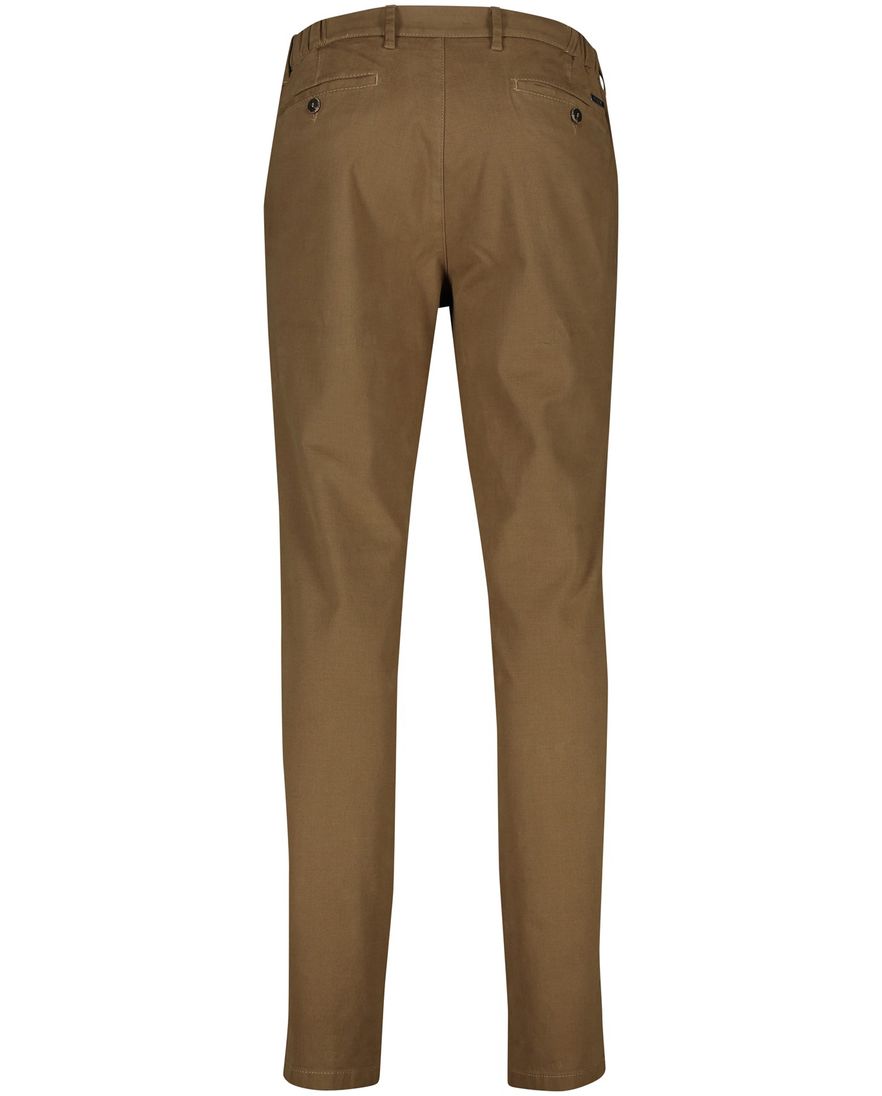 Eurex katoenen broek effen bruin