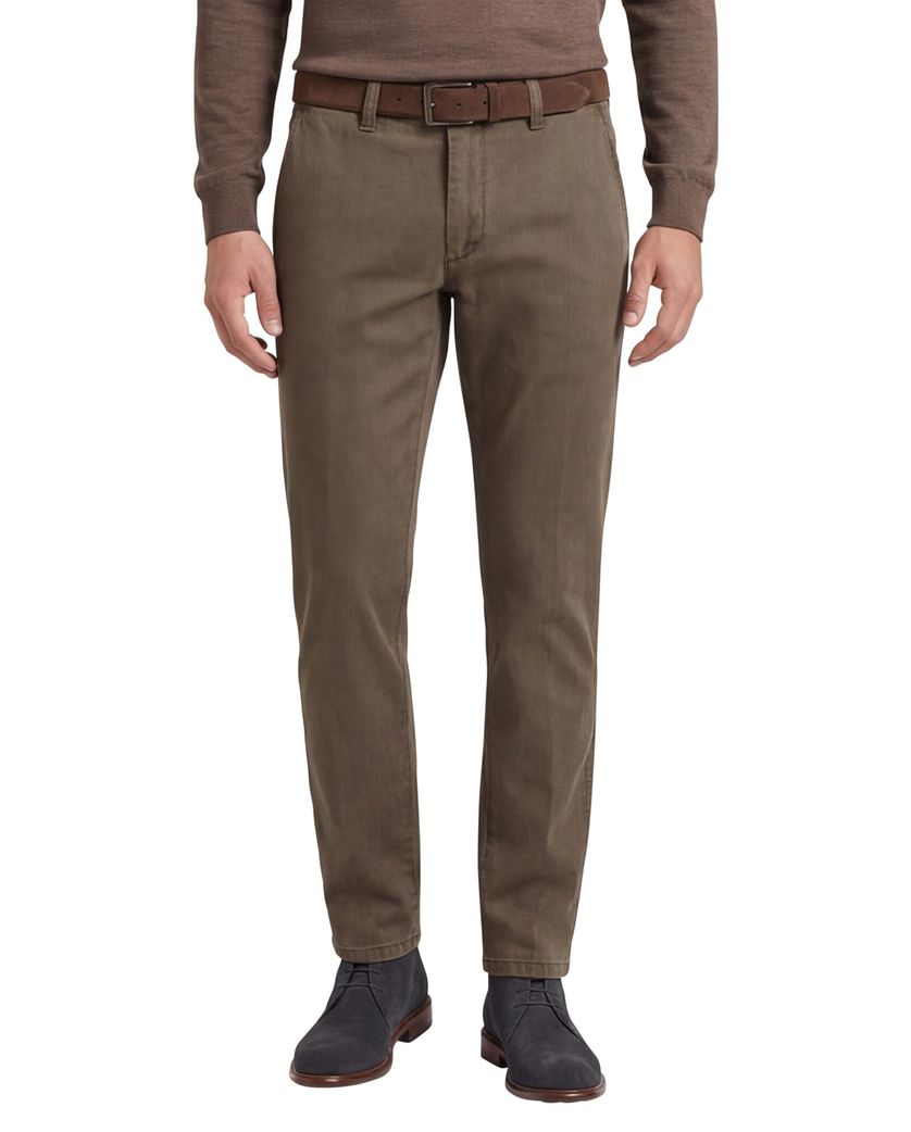 Bruine Eurex chino Jim stretch