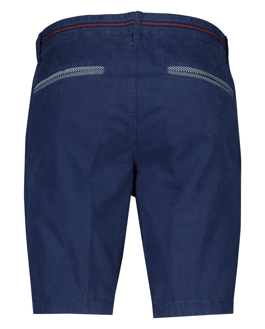 Portofino donkerblauwe bermuda slim fit katoen